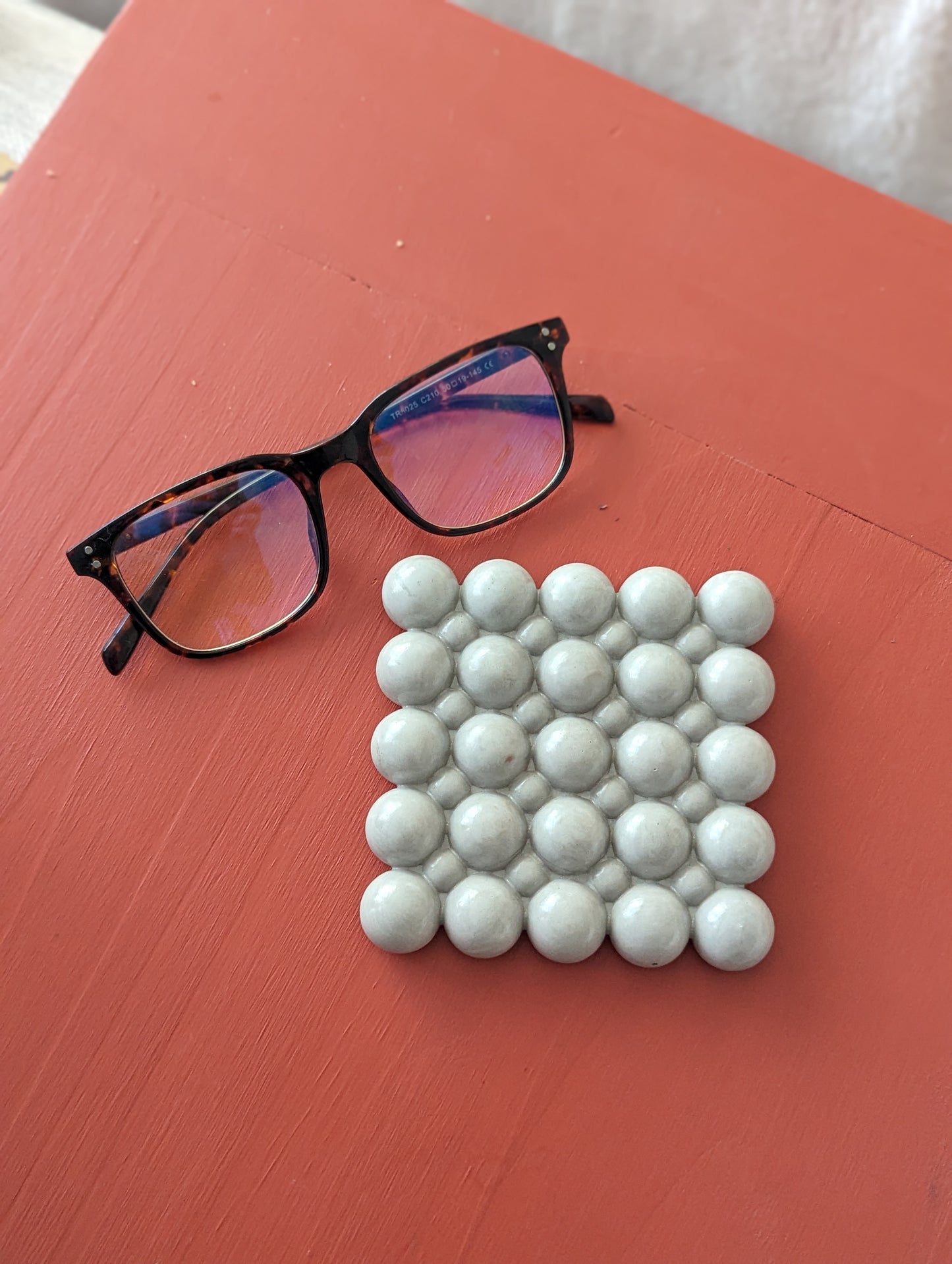 Bubble Cement Coasters (Set of 4)