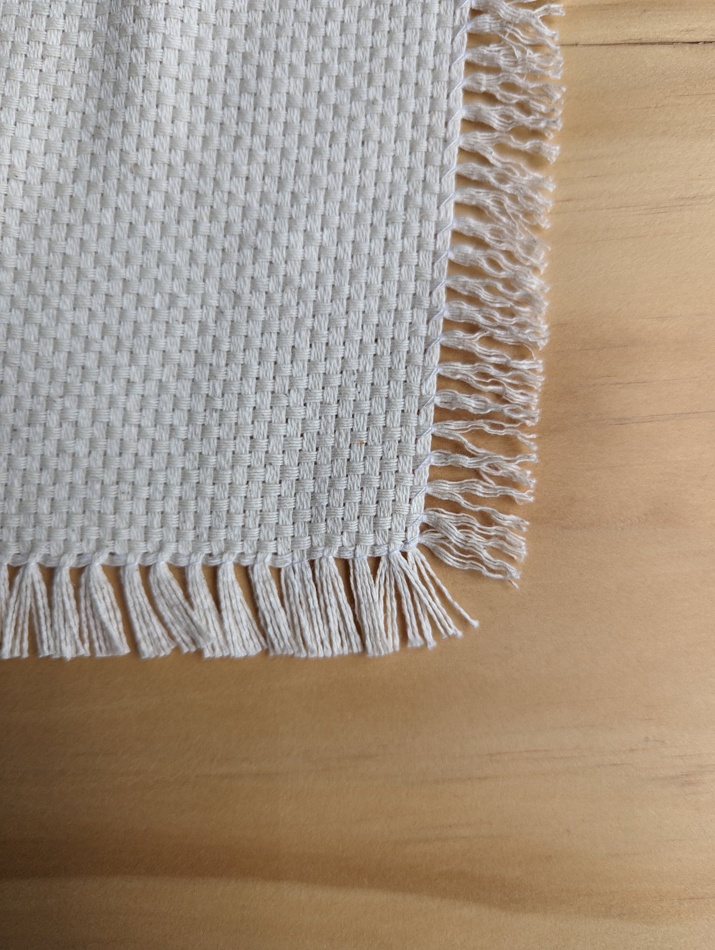 Fringed Cotton Placemats, Set of 2